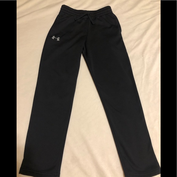 NWT Under Armour Boys M Dark Gray//Black Cold Gear Pants YMD